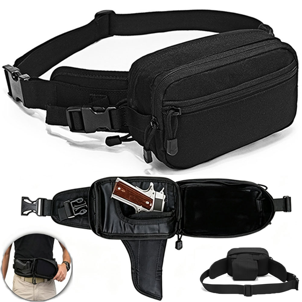 Edc Concealed Carry Fanny Pack - 전술용 권총 가방, 숨겨진 홀스터가 있는