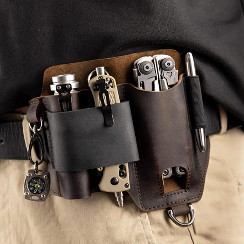 Edc Able Carry - 남성용 가죽 EDCs 주최자 외장 EDCs