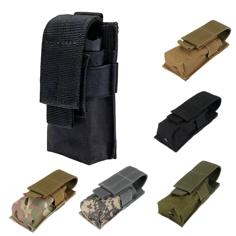 Edc Carry Knife - Molle 전술 M5 손전등 주머니 9MM