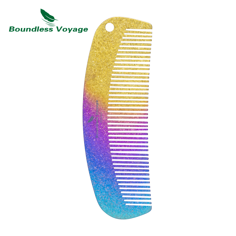 Comb Pocket Titanium - 바운드리스 보이아지 티타늄 헤어 및 턱수염용