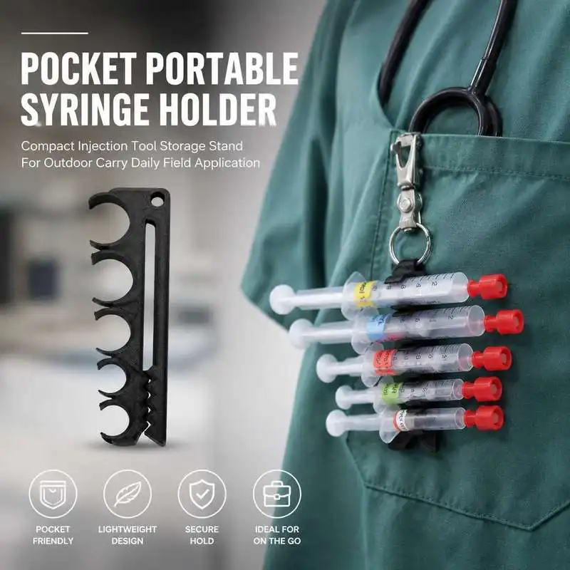 Edc Carry Pocket Pouch - 휴대용 소형 주사기 보관함, 야외 활동