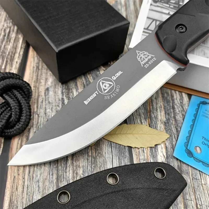 휴대용 D2강 고정날 야외 생존 나이프 나일론 유리 섬 - Edc Concealed Carry Knife 리뷰 및 가격