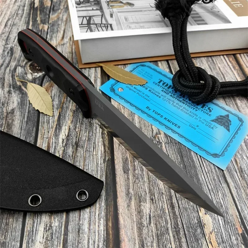 휴대용 D2강 고정날 야외 생존 나이프 나일론 유리 섬 - Edc Concealed Carry Knife 리뷰 및 가격