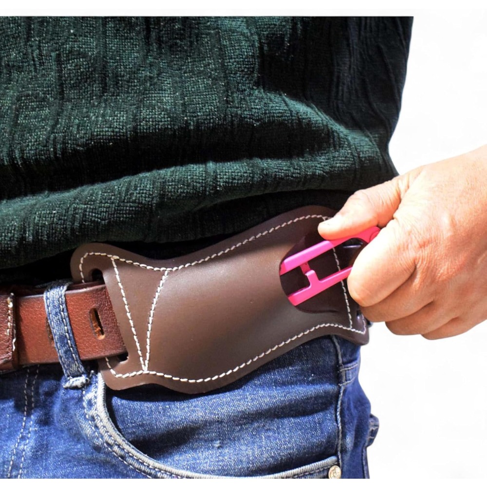 전술 도구 파우치 EDC 접이식 나이프 칼집 허리 장착 - Leather Edc. Carry Pouch 리뷰 및 가격