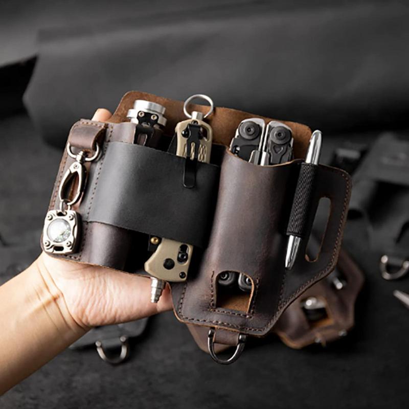 남성용 가죽 EDCs 주최자 외장 EDCs 벨트 외장  - Edc Able Carry 리뷰 및 가격