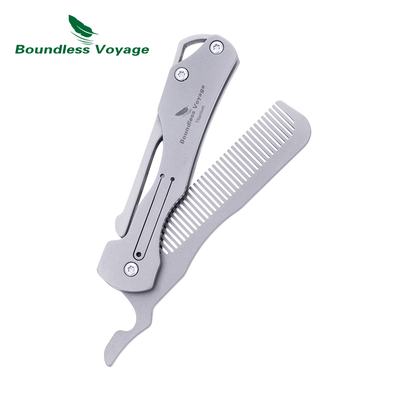 바운드리스 보이아주 티타늄 접이식 빗, 초경량 휴대용  - Comb Pocket Titanium 리뷰 및 가격