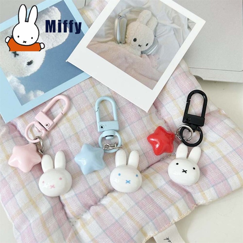 귀여운 미피 키체인 귀여운 토끼 오각별 참 장식 자동차 - Carabiner Keychain 리뷰 및 가격